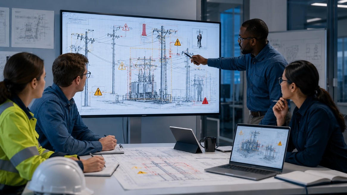 Visual literacy electric utility design hazard recognition project